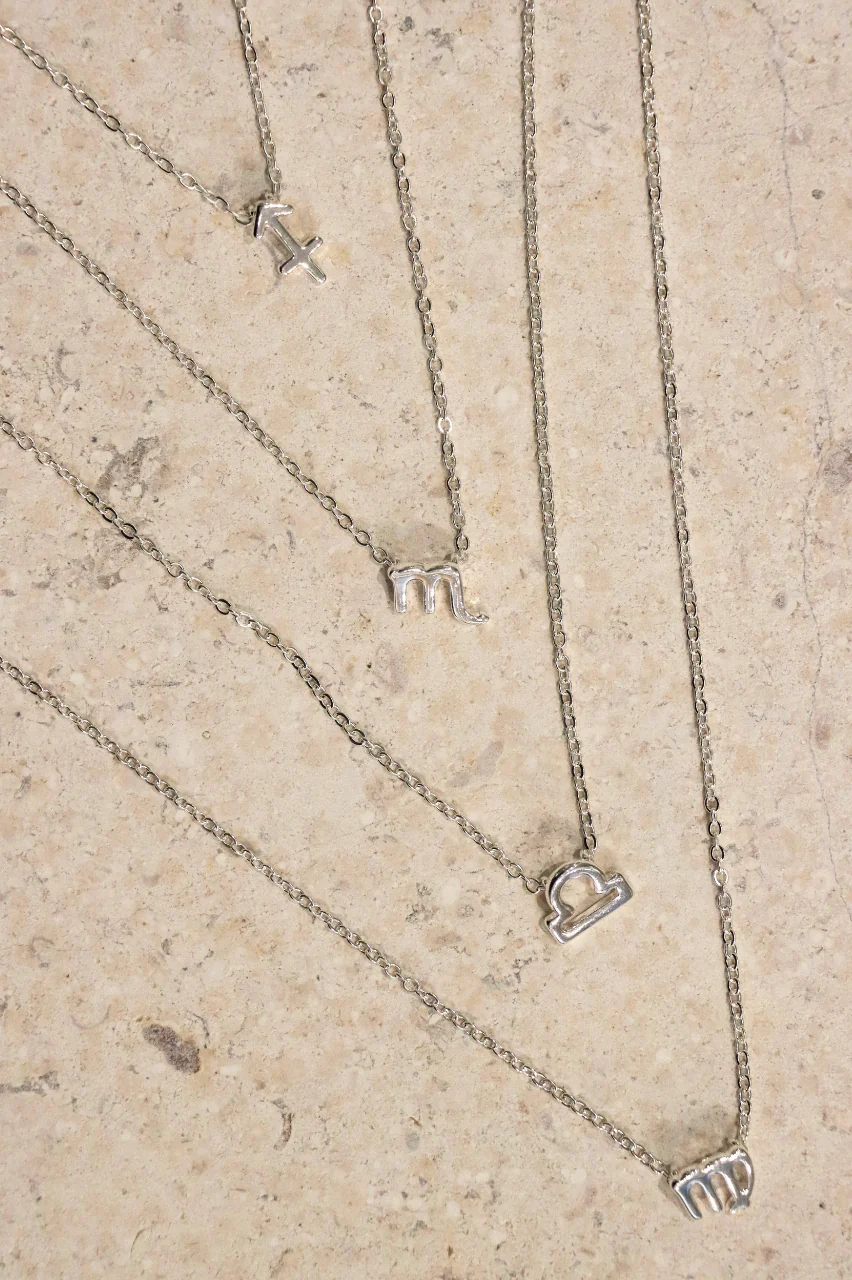 Zodiac Necklace - Silver