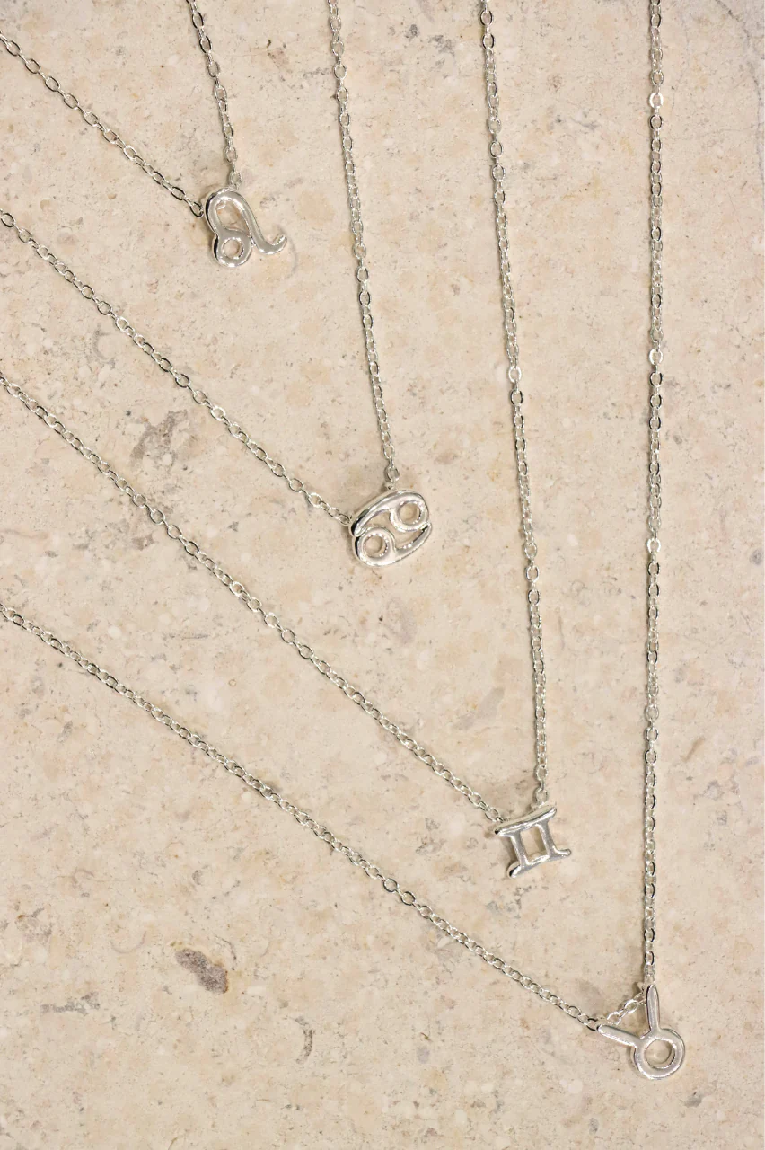 Zodiac Necklace - Silver - Image 3