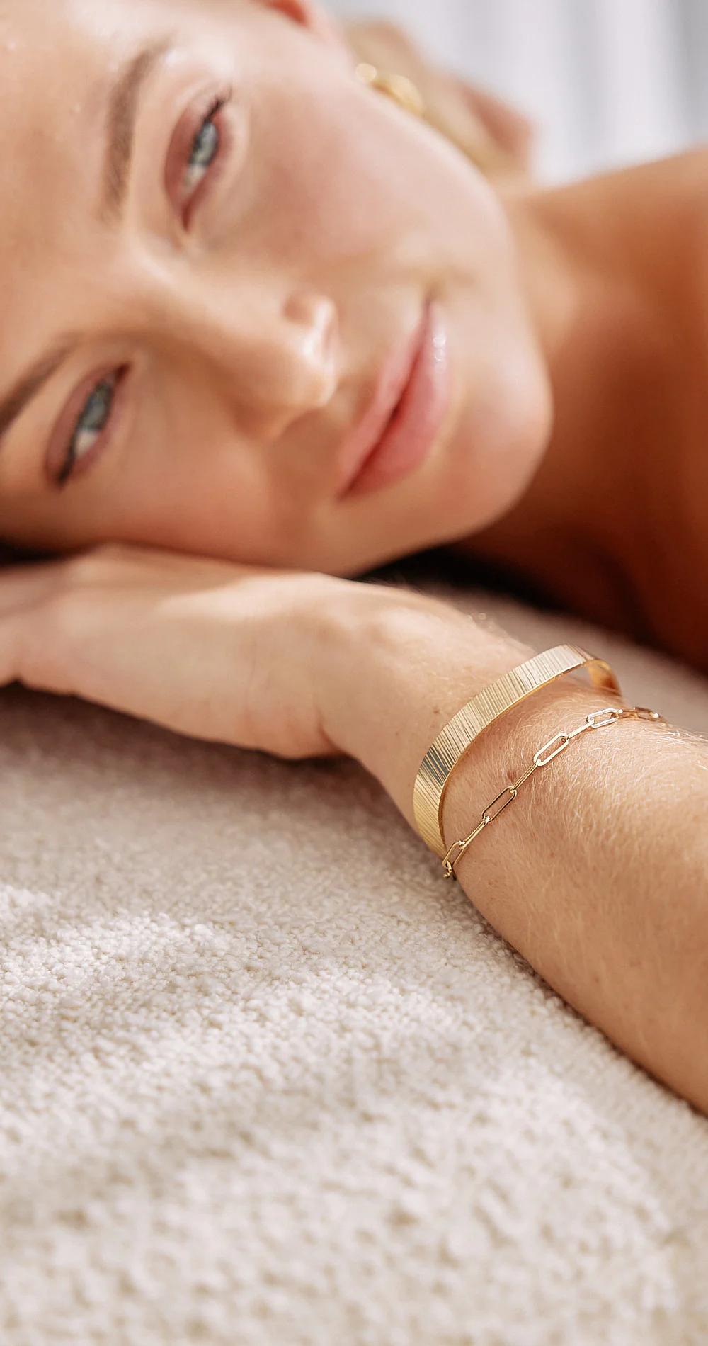 Zoey Bracelet 2 Pack - Gold - Image 3